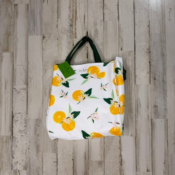 NWT Kate Spade Citrus Design Insulated Lunch Bag Multicolor Chic Style‎ - Picture 1 of 8